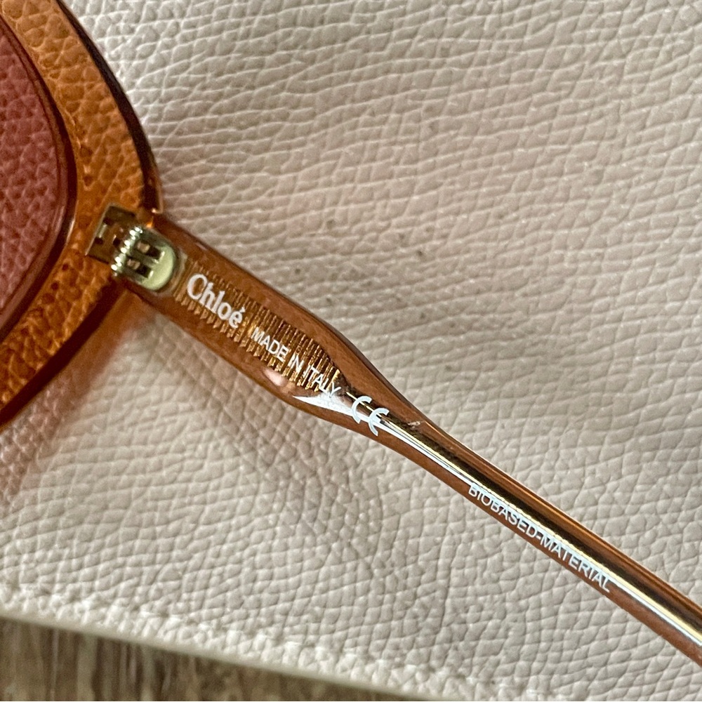 Chloe Sunglasses in Pink and Brown - Picture 9 of 16
